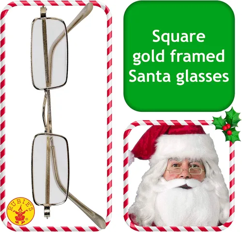 Vista 2 de Rubie's Square - Gafas de Papá Noel