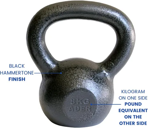 Vista 3 de Ader - Juego de pesas rusas Premier de 17.6 lbs (18 libras) (2 piezas)