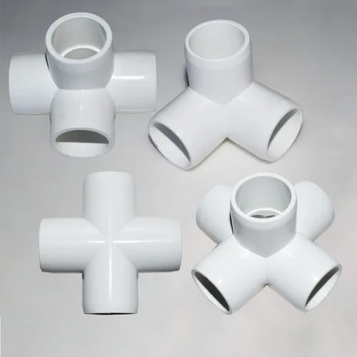 Vista 7 de Paquete de 8 accesorios de PVC de 1-1/4”, accesorios de codo de 3 vías para muebles de alta resistencia, accesorios de codo lateral de PVC de 3 vías