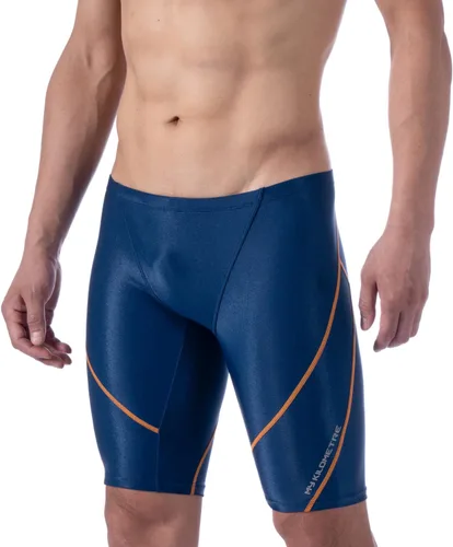 Vista 11 de MY KILOMETRE Traje de Baño para Hombre Jammer de Natación Sólido Jammers de Natación Endurance Largo de Carrera Entrenamiento Luz roja