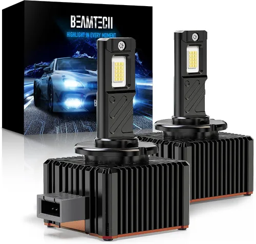 Vista 10 de BEAMTECH Bombilla D1S/D1R, 28000 lúmenes, 80 W, tamaño 1:1, 6500 K, niebla