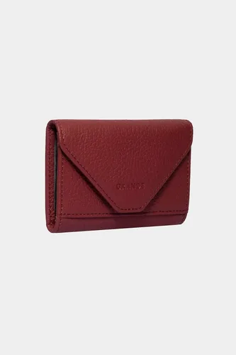 Vista 16 de grande Estuches para tarjetas 3639, Naranja, Tarjetero de cuero con cierre magnético, cartera pequeña de acordeón para mujer
