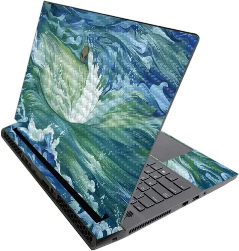 Vista 332 de MightySkins - Skin brillante con purpurina para Alienware M17 R3 (2020) y M17 R4 (2021) - Diversión de los años 90 Acabado duradero con purpurina