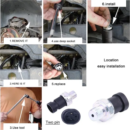 Vista 8 de 12635957 ps310 JCCGLOBAL Sensor de presión de aceite Interruptor emisor compitable con GM BUICK CADILLAC CHEVY Camaro Caprice Captiva Sport GMC