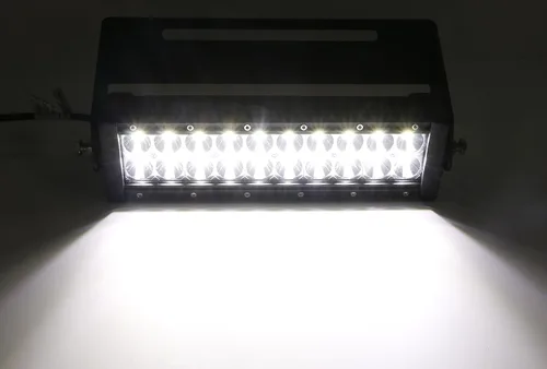 Vista 9 de iJDMTOY Barra de luz LED de 60 W de montaje de parachoques inferior compatible con Ford F-250 F-350 F-450 Super Duty 2017 en adelante, incluye barra