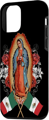 Vista 2 de Funda para iPhone 12 mini Nuestra Señora Virgen De Guadalupe Virgen María Mexicana