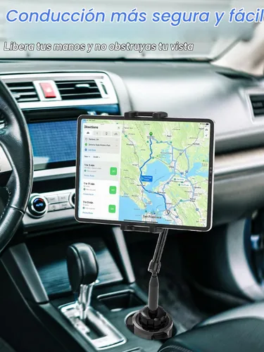 Vista 2 de Soporte para tablet de coche para iPad y teléfono de 4.7-13