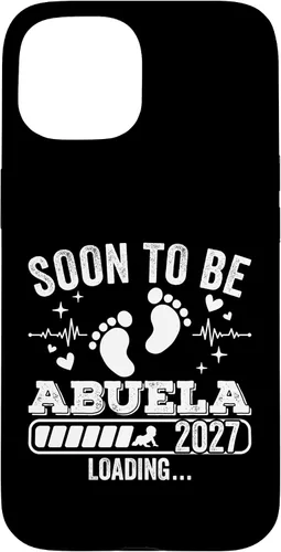 Vista 6 de Soon to Be Abuela 2027 Loading Pregnancy Announcement Case for iPhone 17
