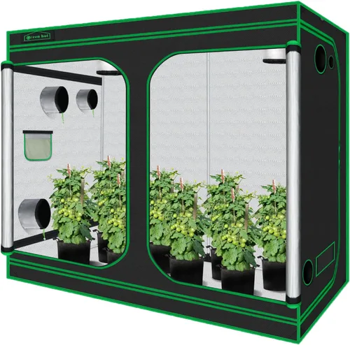 Vista 14 de Tienda de cultivo pequeña para plantas de interior de 18 x 30 x 36 pulgadas, tiendas de cultivo hidropónico Mylar para interiores, sala de cultivo