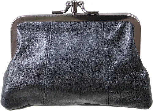 Vista 2 de Visnow Triple Metal Fram Cuero Suave Pequeño Cartera de Embrague