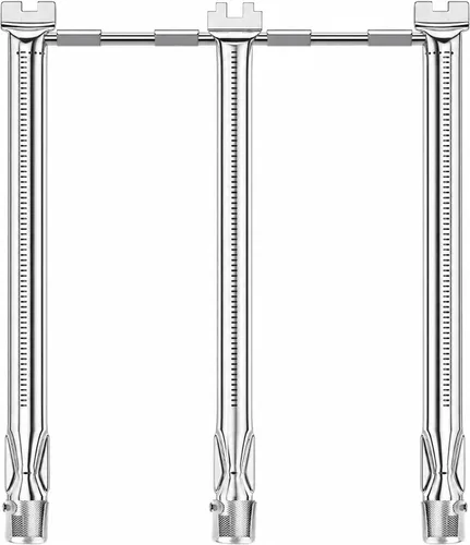 Vista 12 de Barras aromatizantes y quemador de parrilla para Weber GS4 Spirit II 200, Spirit II E-210, Spirit E-210, Spirit 200 Series Grills con control