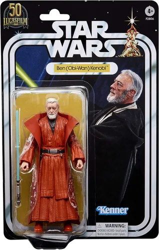 Vista 2 de STAR WARS The Black Series Ben (OBI-Wan) Kenobi - Figura de acción coleccionable de la trilogía original del 50 aniversario de Lucasfilm de 6