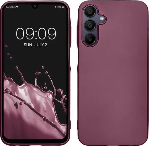 Vista 94 de kwmobile Funda compatible con Samsung Galaxy A12 - Funda protectora de silicona TPU suave y delgada - Azul Báltico Azul (Baltic Blue)