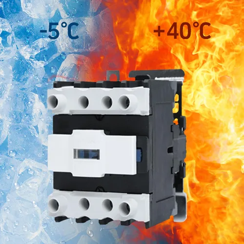 Vista 5 de ATO Contactor de CA de 65 amperios Contactor magnético de CA Contactor de minería Contactor de iluminación 24 V 110 V 220 V Bobina con base