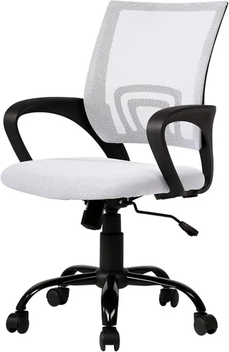 Vista 12 de Silla de oficina, silla de oficina ergonómica, ajustable, silla giratoria de escritorio de oficina con reposabrazos, con para hogares y oficinas