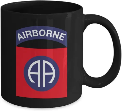 Vista 2 de 82nd Airborne - Taza de café del ejército, ambos lados