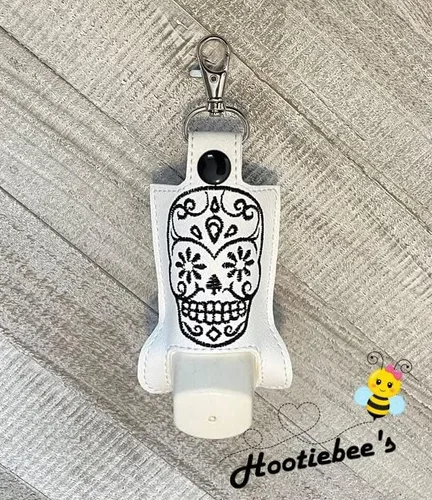 Vista 3 de Sugar Skull Inhaler Holder Key Fob