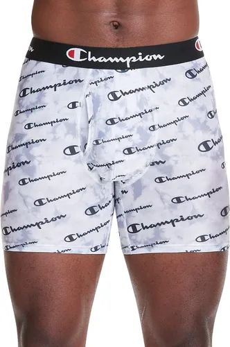 Vista 2 de Champion Men's Underwear Boxer Briefs, Total Support Pouch, Assorted 3-Pack