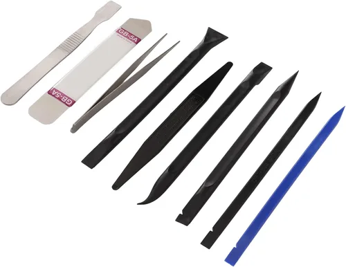 Vista 5 de Kit de herramientas de reparación electrónica 9 en 1, abridor de pantalla LCD para teléfonos móviles, tabletas, portátiles, herramienta