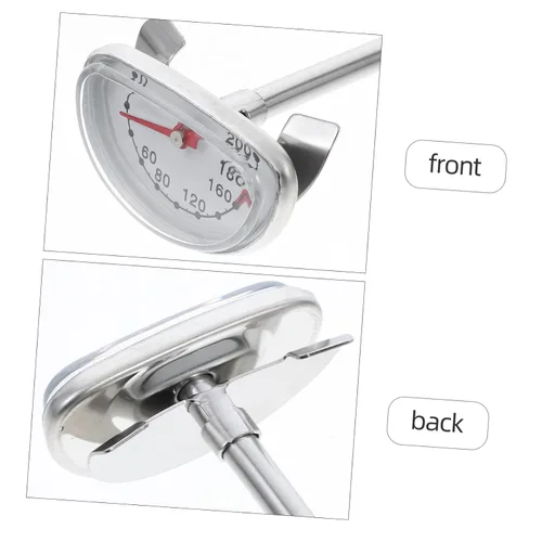 Vista 8 de Termómetro de acero inoxidable para freír profundo termómetro de aceite para cocinar indicador de temperatura preciso para barbacoa