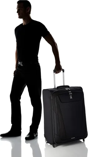 Vista 6 de Travelpro Maxlite 5 Softside - Equipaje vertical expandible de 2 ruedas maleta ligera para hombres y mujeres Negro