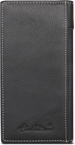 Vista 4 de Montana West Western Wallet American Pride Hair-On - Cartera de cuero genuino con herramientas de estrella solitaria, colección floral en relieve
