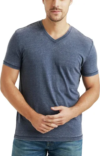 Vista 5 de Lucky Brand Men's Venice Burnout V-Neck Tee Shirt