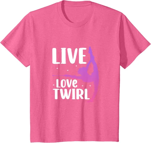 Vista 41 de Camiseta Twirl Baton Twirling Twirler Majorettes, Negro