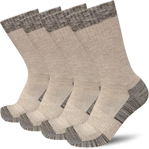Vista 14 de APTYID Calcetines de trabajo acolchados que absorben la humedad para hombre (4-6 pares)