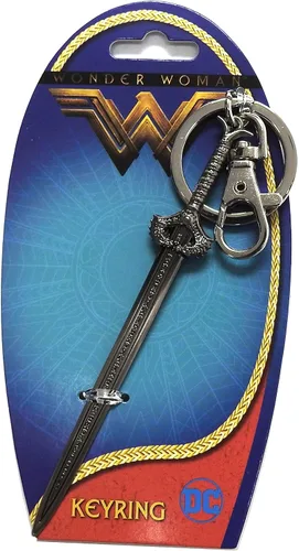 Vista 2 de DC Girls Wonder Woman - Llavero de peltre con espada, multicolor, 3.0in