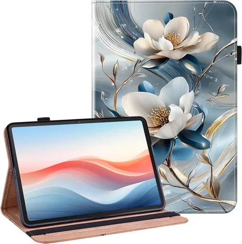 Vista 9 de Funda para Samsung Galaxy Tab S5e 10.5 2019 Modelo SM-T720/T725/T727 Tablet con Soporte para Lápiz, Cubierta de Diseño de Billetera con Soporte