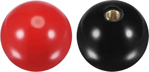 Vista 5 de uxcell Joystick Head Rocker Ball Top Handle Arcade Game Reemplazo RojoNegro