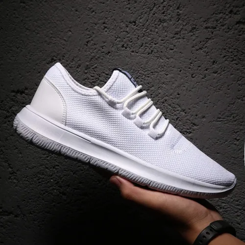 Vista 4 de KEEZMZ - Zapatos deportivos modernos y transpirables para hombres, zapatos ligeros para correr de malla, con una suela suave, estilo casual