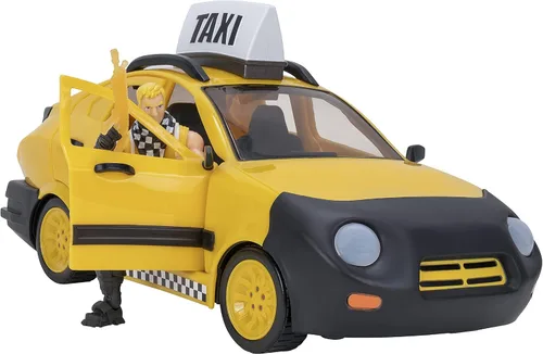 Vista 3 de FORTNITE Joy Ride - Vehículo de taxi con figura articulada de 4 pulgadas