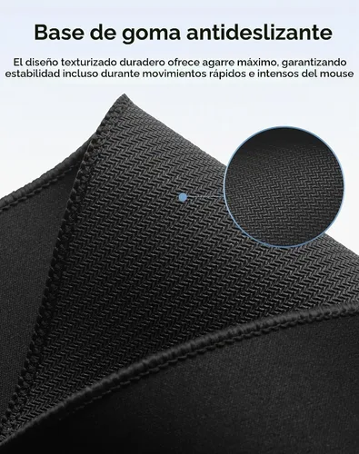 Vista 4 de Reniteco Alfombrilla de mouse grande para oficina y juegos, 27.6 x 11.8 x Negro