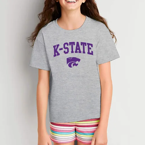 Vista 655 de NCAA Arch Logo, camiseta juvenil color del equipo, universidad - universidad