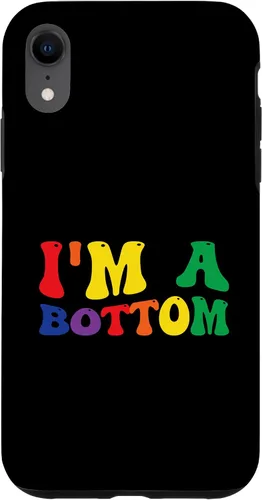 Vista 25 de Funny Gay Pride Rainbow Flag I'm A Bottom Case for iPhone 16