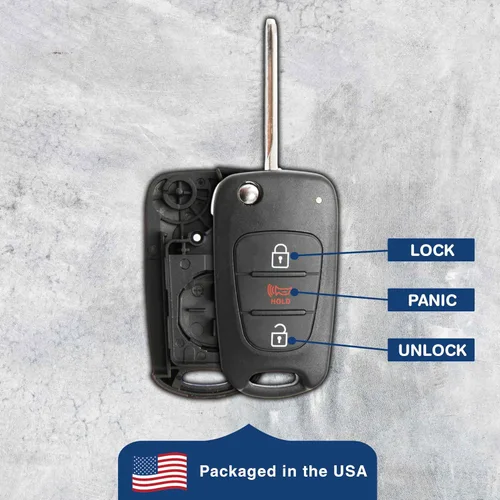 Vista 7 de KeylessOption Carcasa exterior para Kia