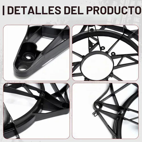 Vista 4 de Maverick X3 - Cubierta de ventilador de radiador de refrigeración, cubierta de ventilador A & UTV PRO para Can-Am Maverick X3 y X3 Max 2017-2024