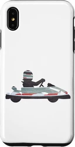 Vista 11 de Funda para iPhone 16 Go Kart Racing Race Track