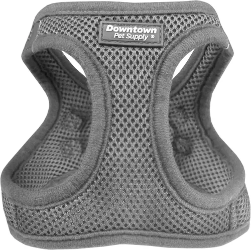 Vista 42 de Downtown Pet Supply Arnés para perro Step-in – Sin tirones, malla acolchada ajustable con ribete reflectante, correa de hebilla segura – Arnés