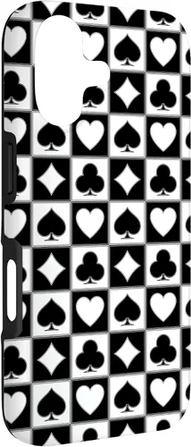 Vista 3 de Playing Card Suit, Hearts, Spades, Diamonds, Clubs, Poker Case for iPhone 17