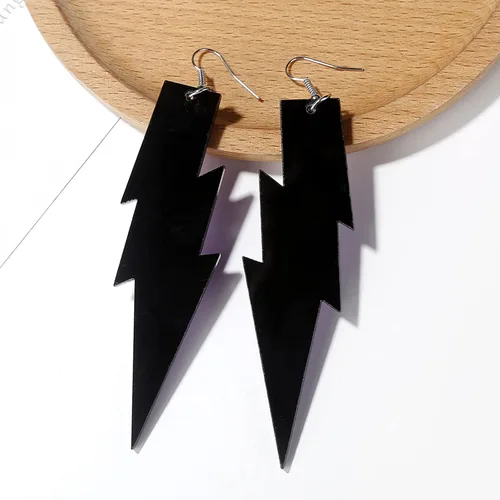 Vista 7 de 5 unids 80s pendientes de malla guantes para mujer neón pendientes temáticos fiesta accesorios retro 80s joyería