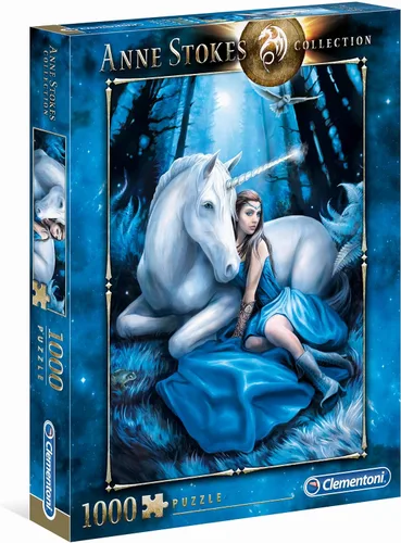 Vista 7 de Clementoni - 39465 - Colección Anne Stokes - Rompecabezas Protector para Adultos y Niños - 1000 Piezas