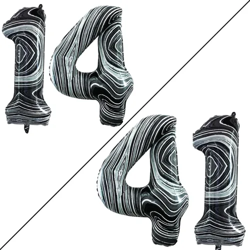 Vista 53 de Goer, conjunto de globos de papel aluminio para decoraciones de cumpleaños, globos de las letras de feliz cumpleaños y de números Oro