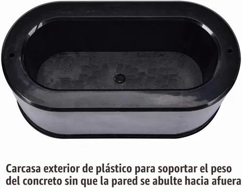 Vista 4 de Molde de Silicona para Macetas de Suculentas de Forma Ovalada Más Grande, Forma Ovalada 17.8 x 8.4 cm (L x A), Modelo de Silicona para Macetas