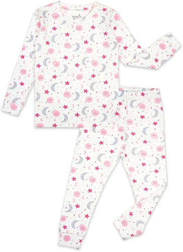 Vista 17 de moimoln Sibling Matching 6M-8Y Pijamas de algodón suave y cálido de modal con mangas largas de personaje, ajustados, para dormir todos los días