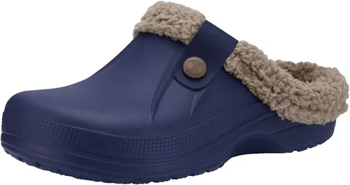 Vista 10 de Beslip - Zuecos clásicos forrados de piel, impermeables, para invierno, para mujeres y hombres, para interiores y exteriores