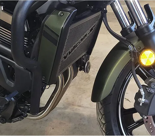 Vista 2 de Vulcan S 2024 - Protector de radiador para Vulcan S 2015-2024 Vulcan S SE 2017 compatible con Vulcan S Light Tourer/Cafe Light Tourer 2018 Vulcan S
