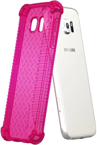 Vista 6 de LUVVITT Funda para Galaxy S6, [agarre transparente] Carcasa trasera de TPU flexible suave y delgada funda de goma transparente para Samsung Galaxy